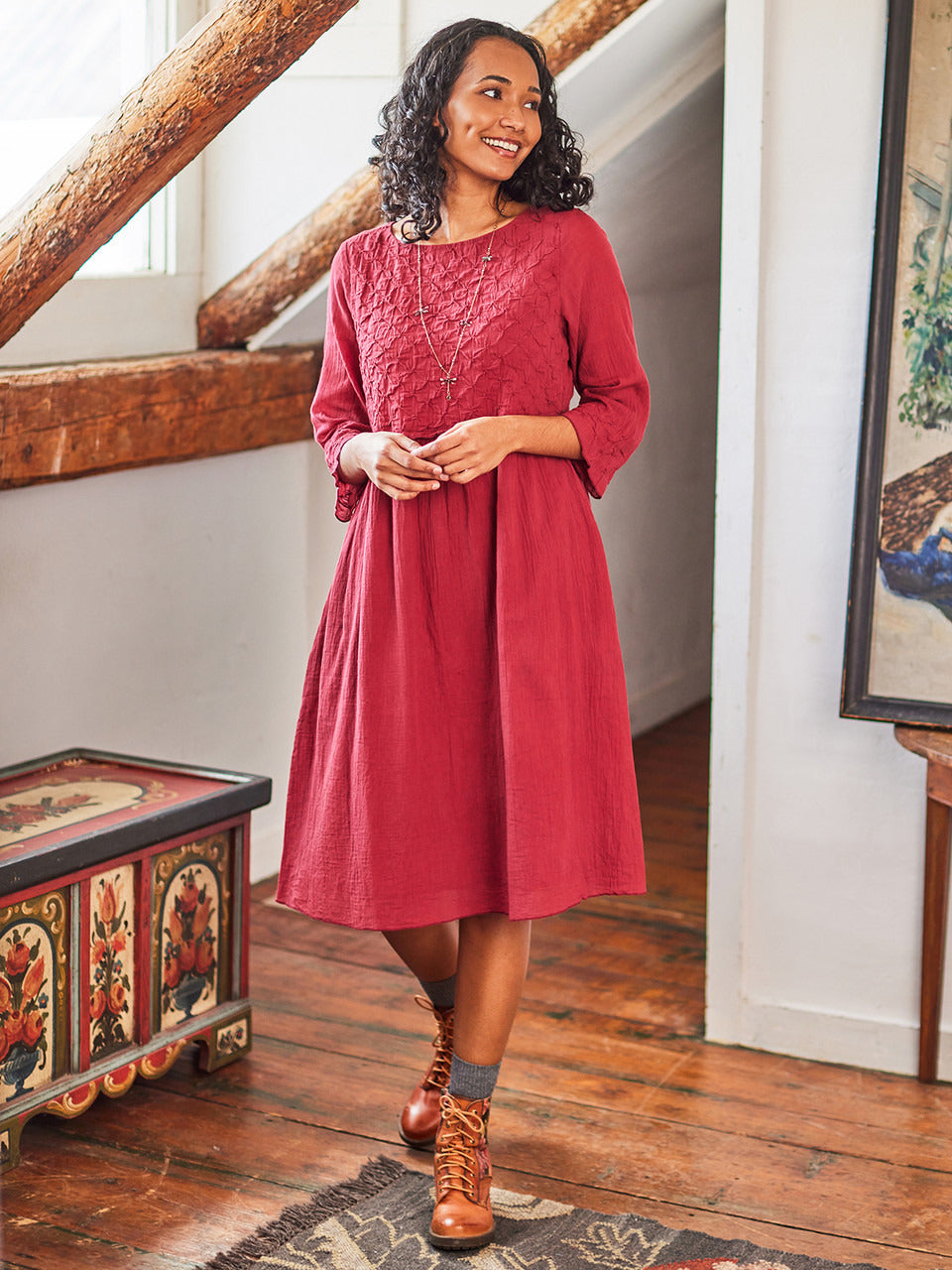 April Cornell Woodland Dress