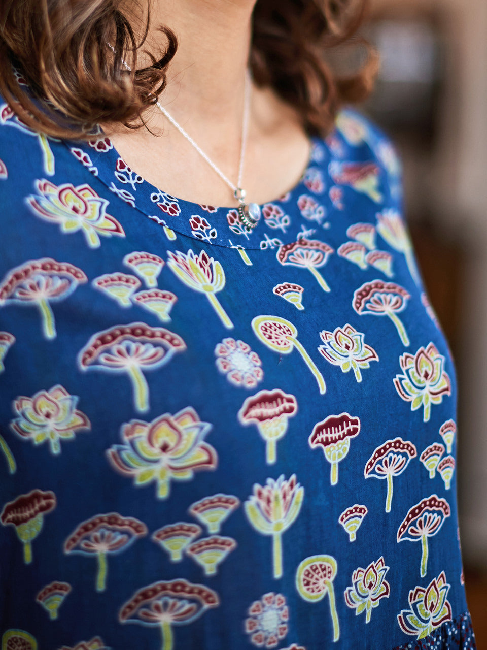 April Cornell Potpourri Indigo Dress