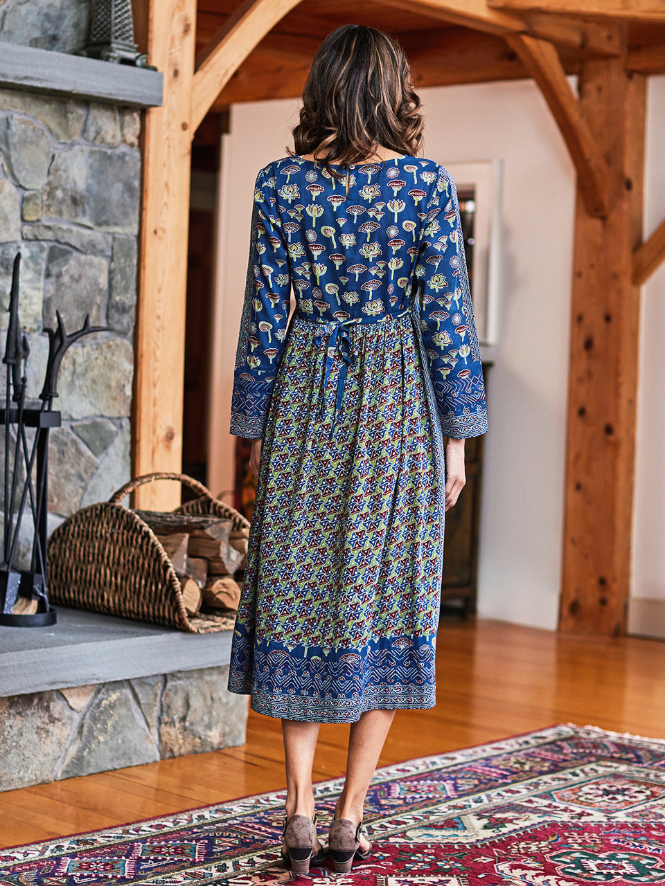 April Cornell Potpourri Indigo Dress