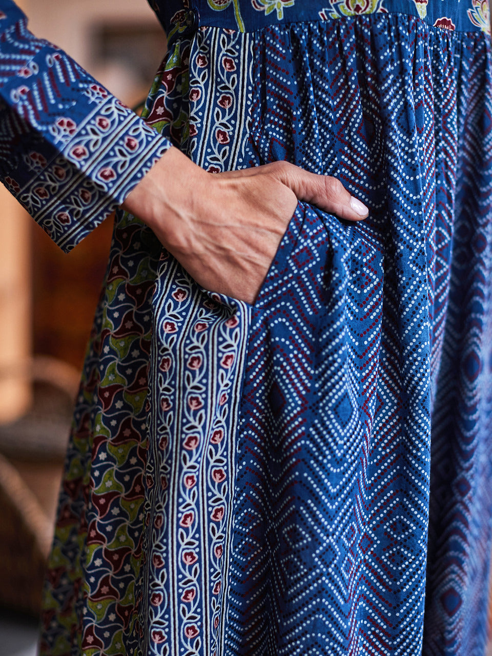 April Cornell Potpourri Indigo Dress