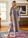 April Cornell Persia Indigo Dress