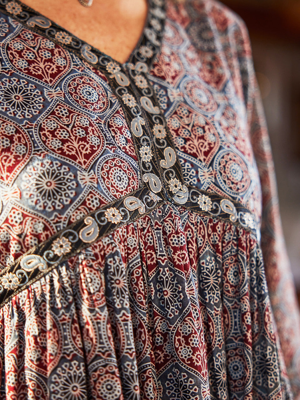 April Cornell Persia Indigo Dress