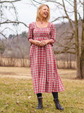 April Cornell Crumpet Plaid Dress