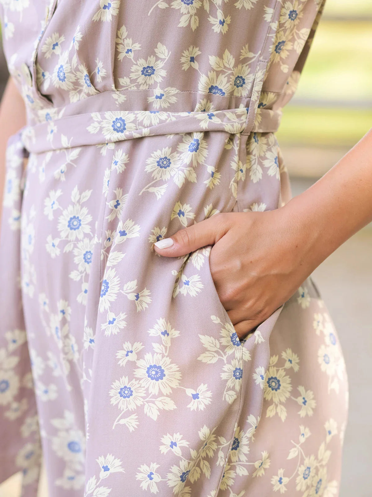 April Cornell Dawn Flower Dress - Amethyst