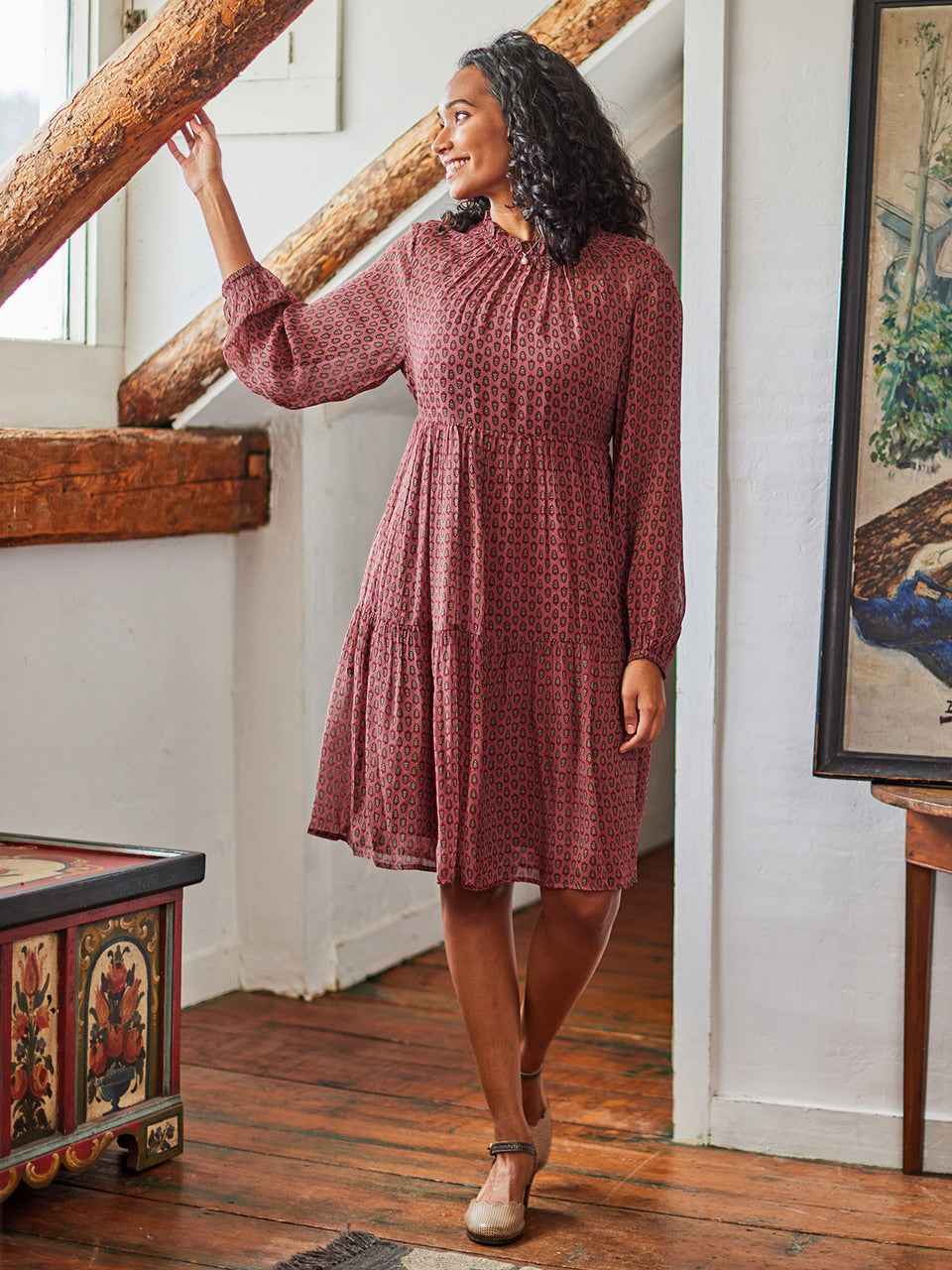 April Cornell Marseille Paisley Dress