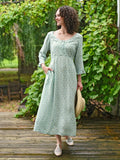April Cornell Daphne Tea Dress - Powder Blue