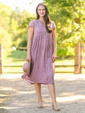 April Cornell Adelina Classic Dress - Amethyst