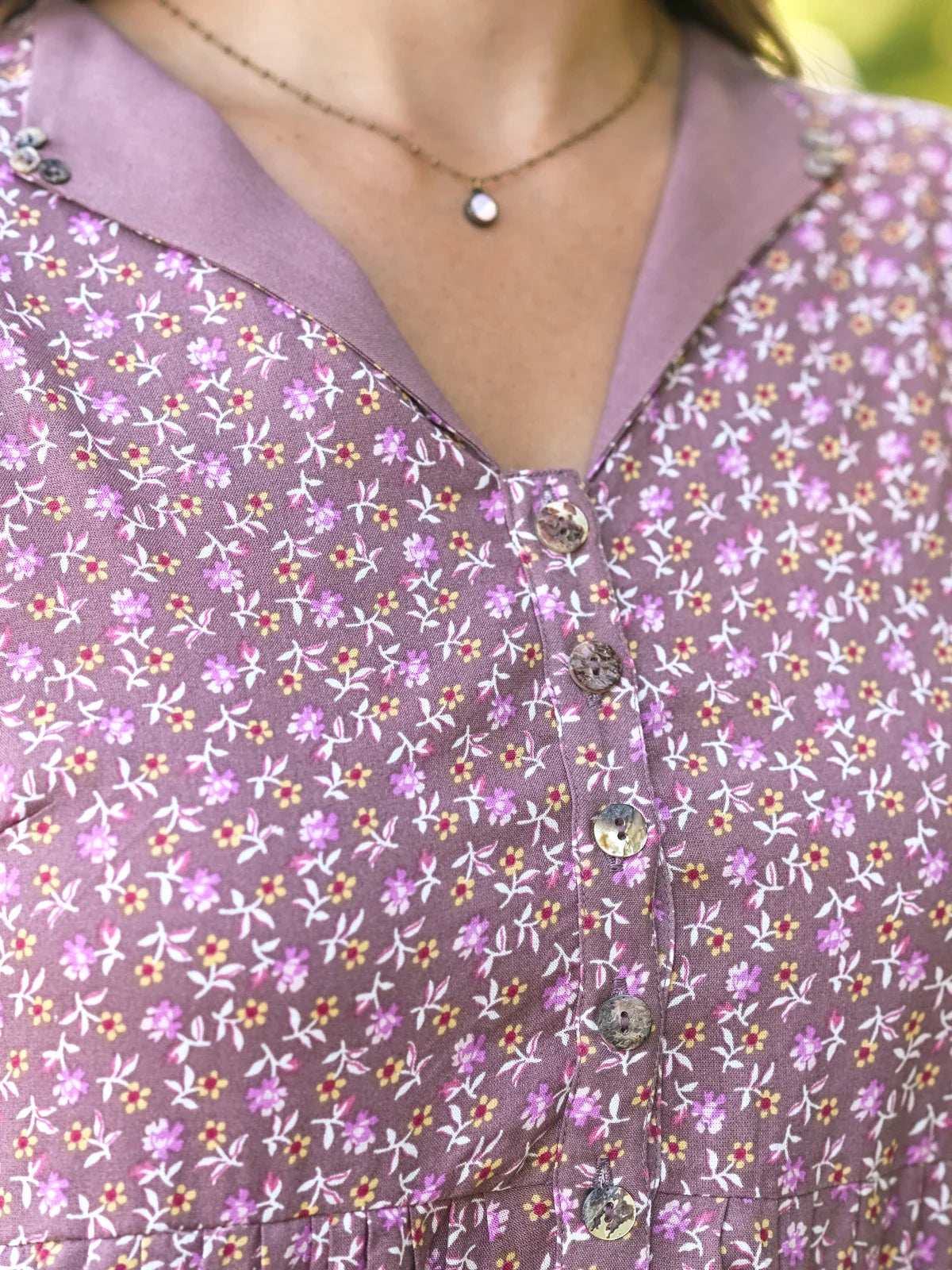 April Cornell Adelina Classic Dress - Amethyst