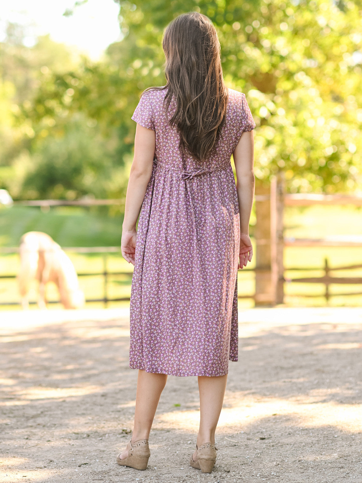 April Cornell Adelina Classic Dress - Amethyst