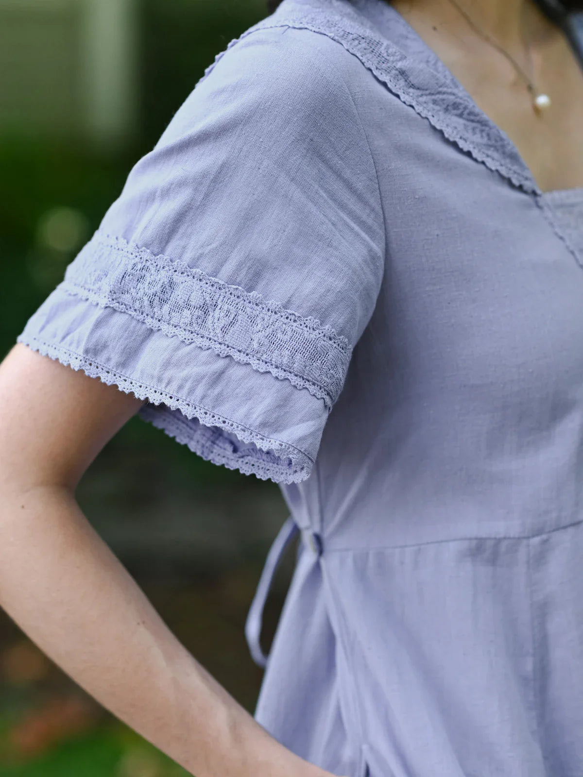 April Cornell Teatime Dress - Periwinkle