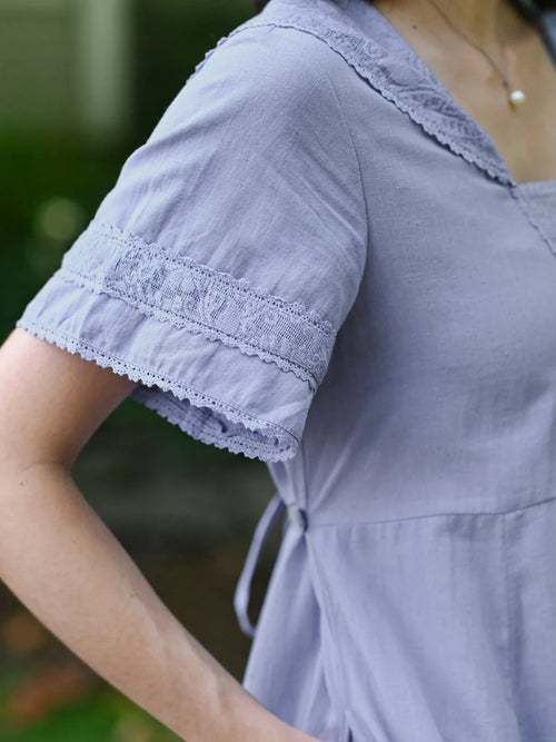 April Cornell Teatime Dress - Periwinkle