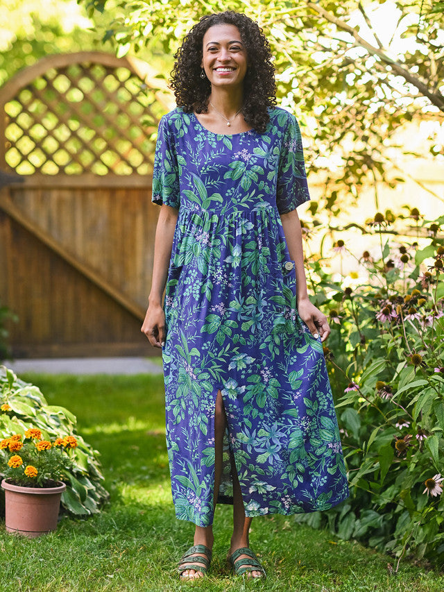 April Cornell Milkweed Dress - Cobalt