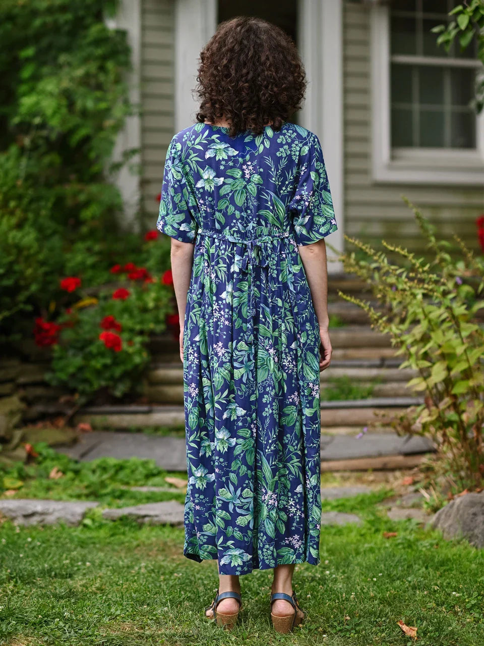 April Cornell Milkweed Dress - Cobalt