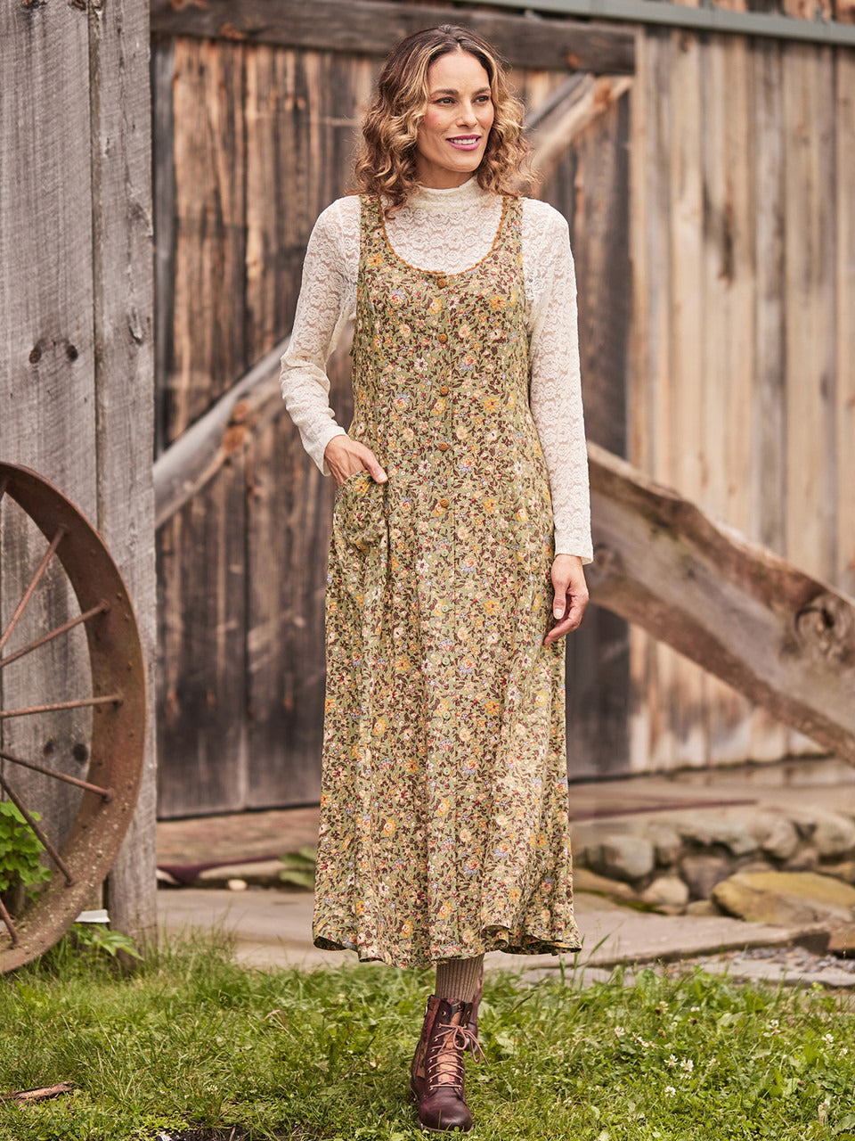 April Cornell Heather Pinafore