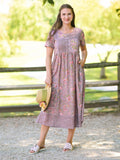April Cornell Sunday Love Dress - Amethyst