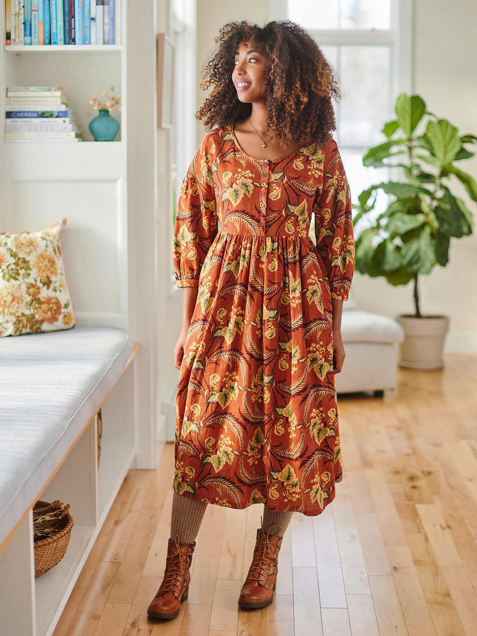 April Cornell Fern Forest Dress