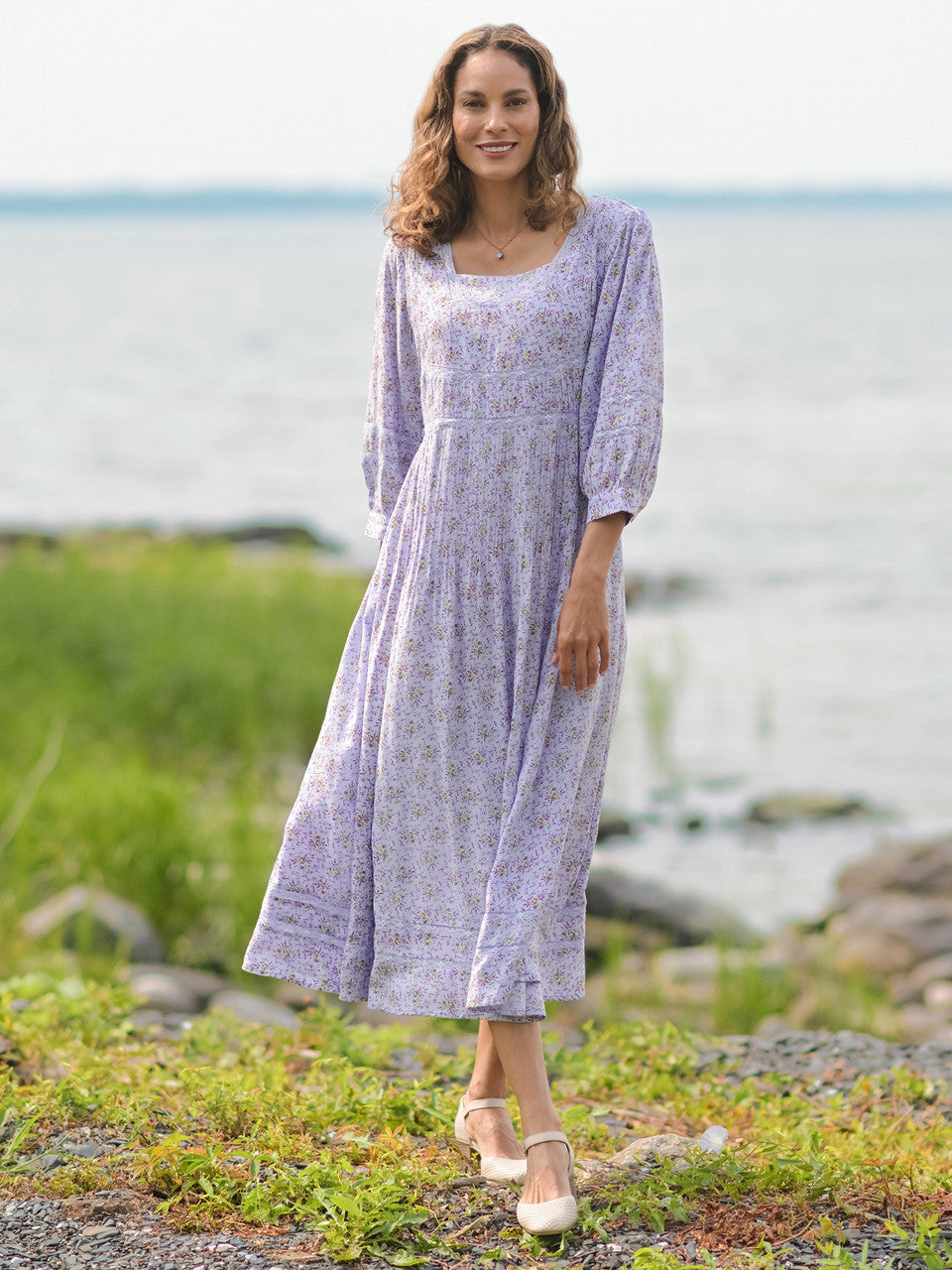 April Cornell Cornwall Dress - Periwinkle
