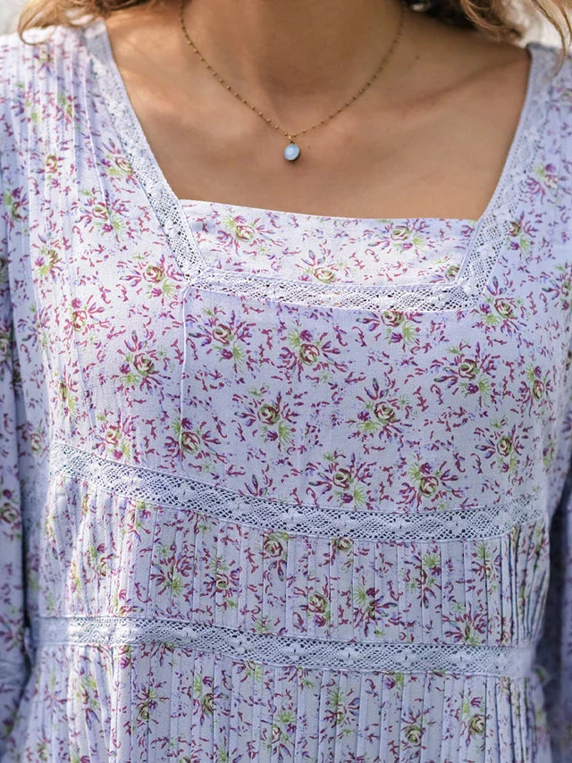 April Cornell Cornwall Dress - Periwinkle