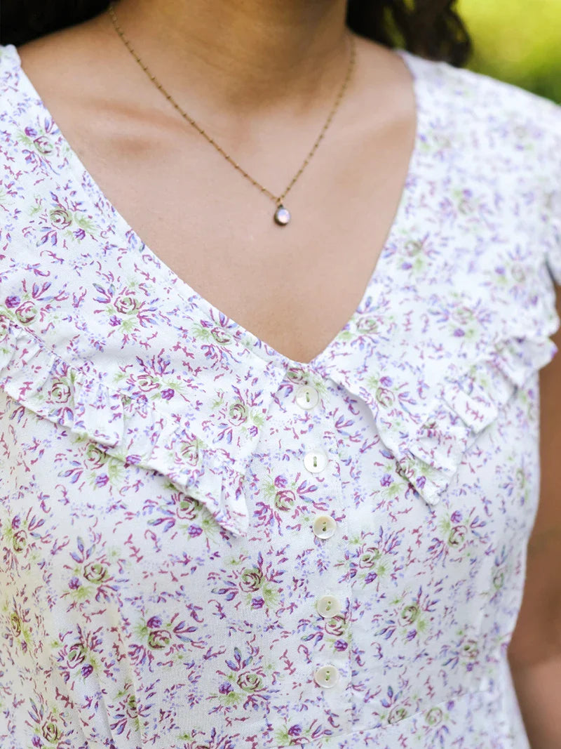 April Cornell Brighton Garden Dress - White