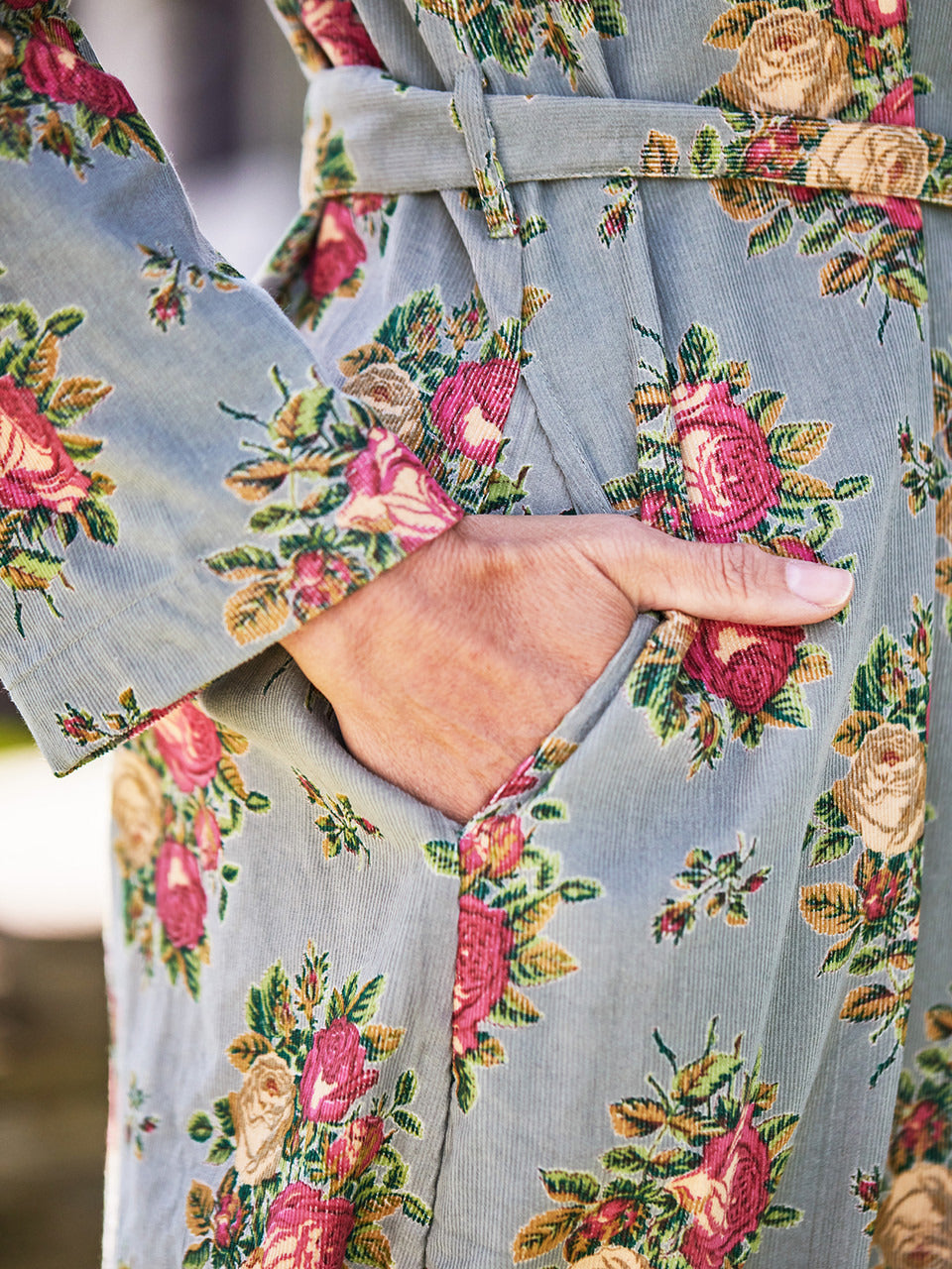 April Cornell Genevieve Corduroy Shirt Dress