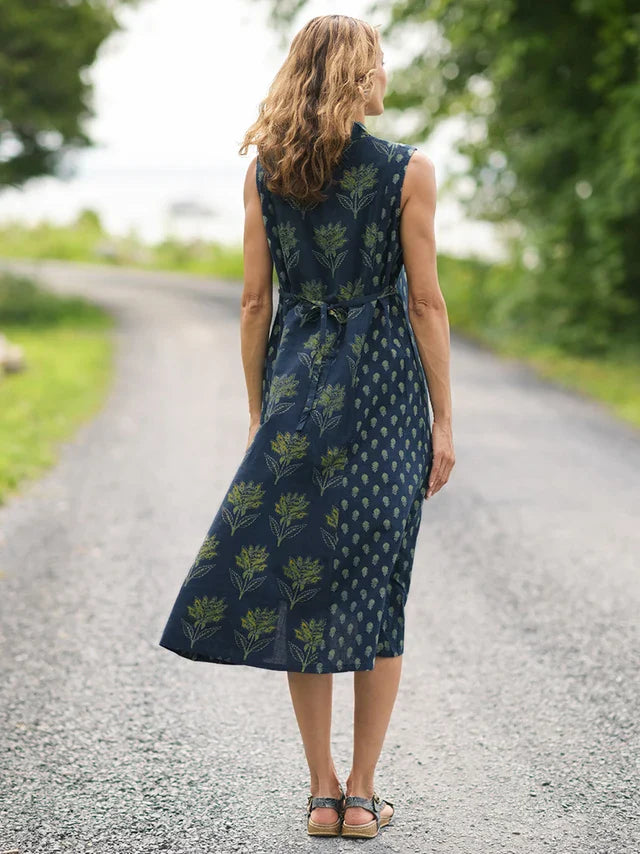 April Cornell Khazana Indigo Dress - Indigo