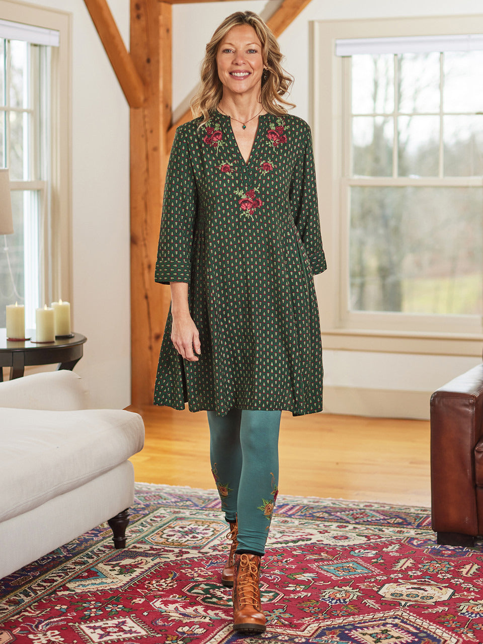 April Cornell Candlelight Short Dress