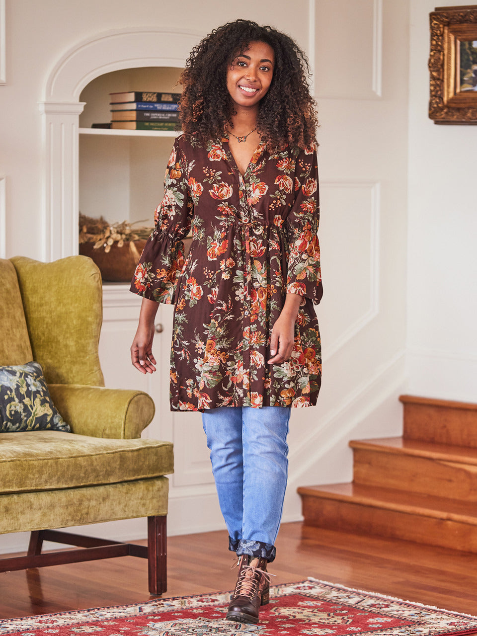 April Cornell Bountiful Harvest Short Dress