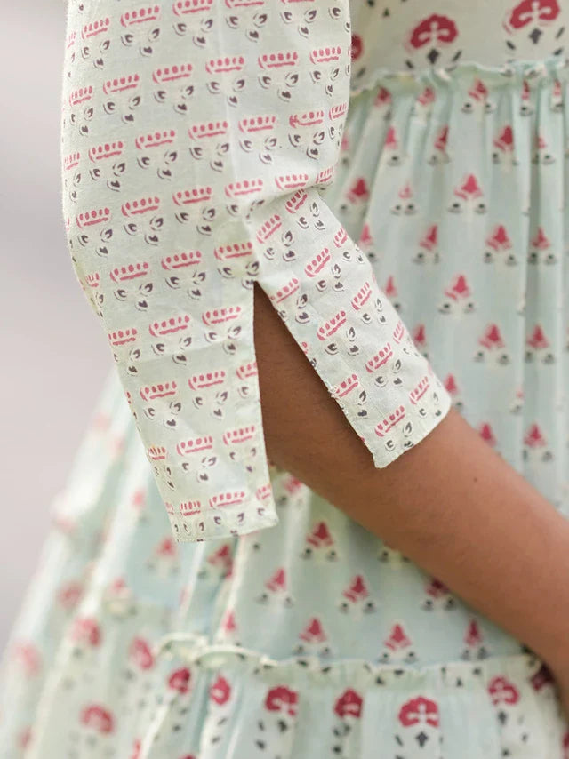 April Cornell Pondicherry Short Dress - Indigo