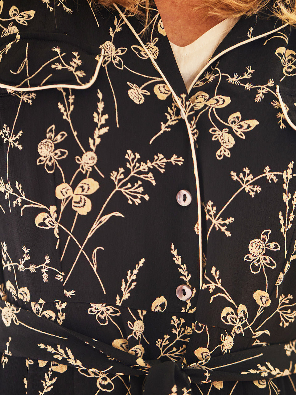 April Cornell Fall Clover Shirt Dress