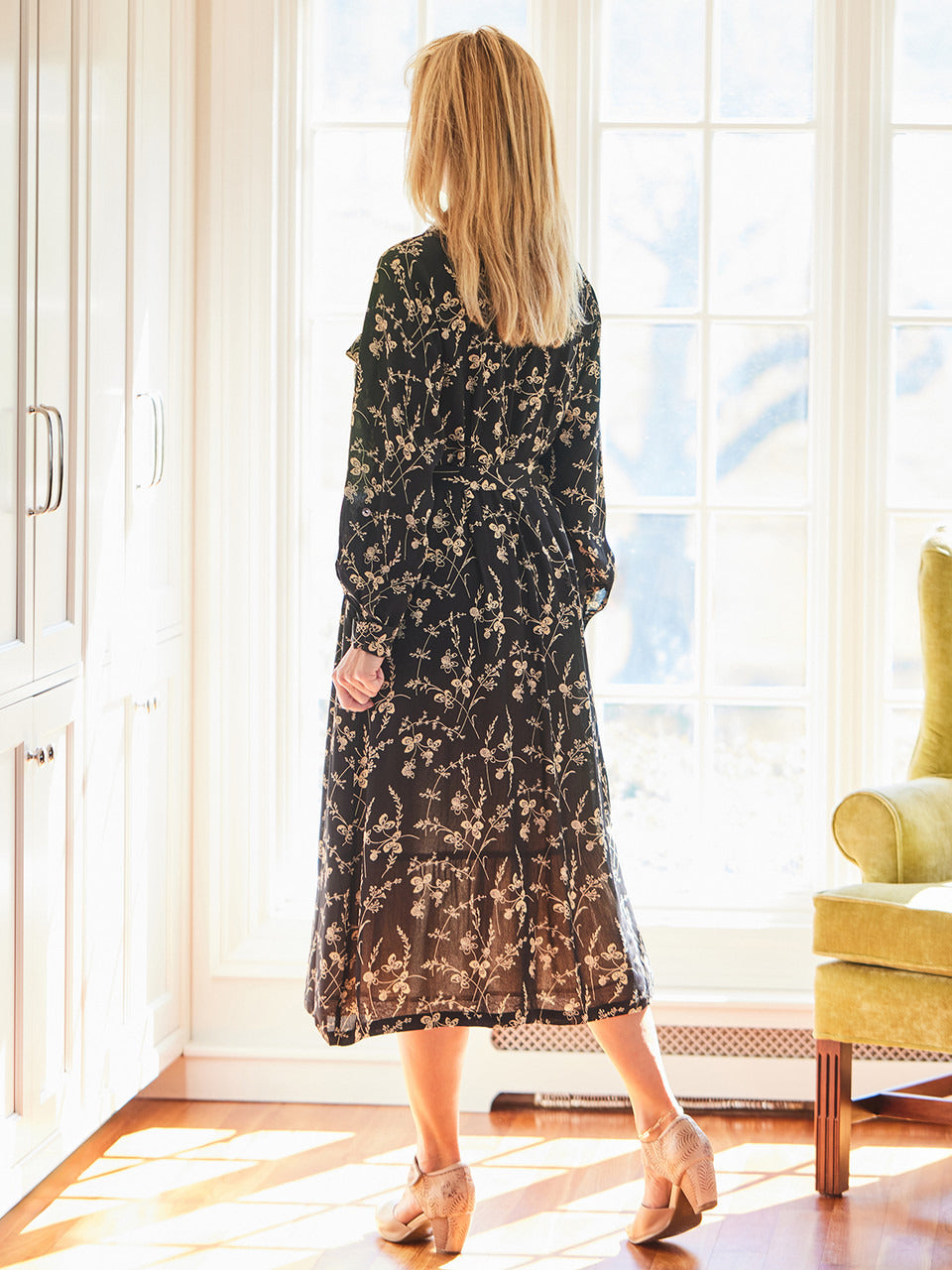 April Cornell Fall Clover Shirt Dress