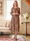 April Cornell Shimmering Rose Dress