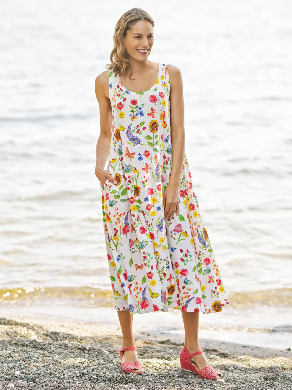 April Cornell Sister Garden Dress - Multi