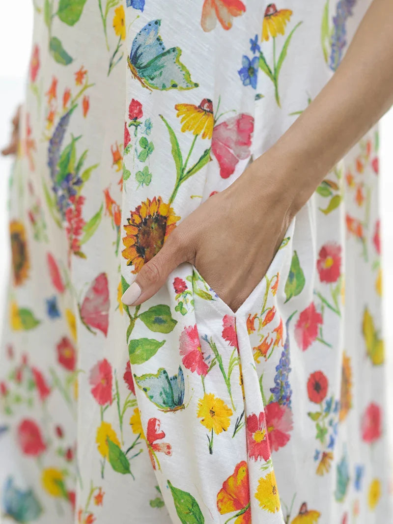 April Cornell Sister Garden Dress - Multi
