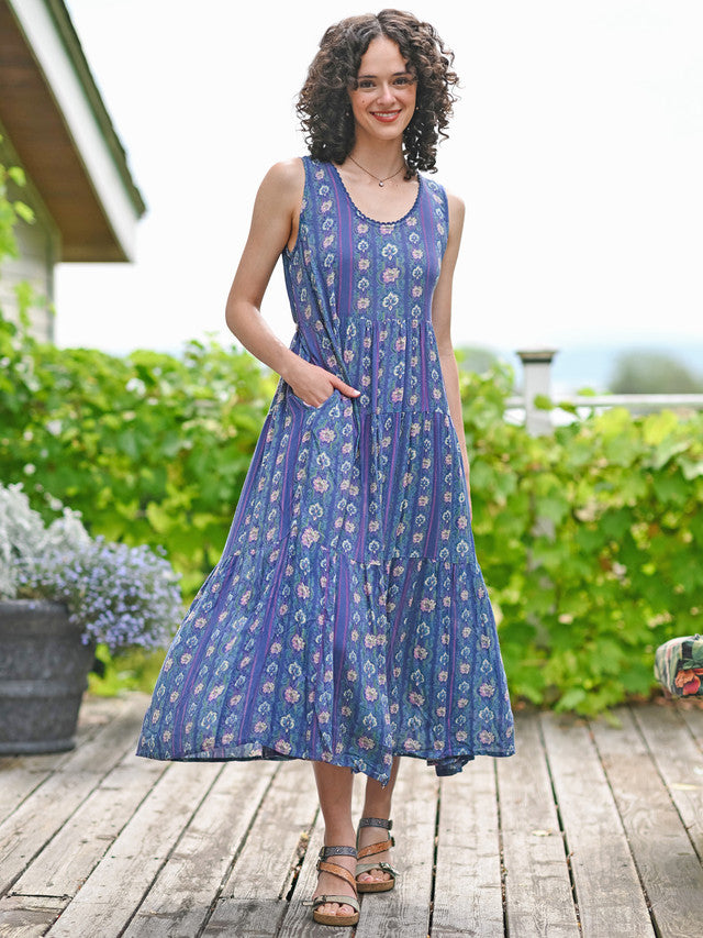 April Cornell Chianti Dress - Blue