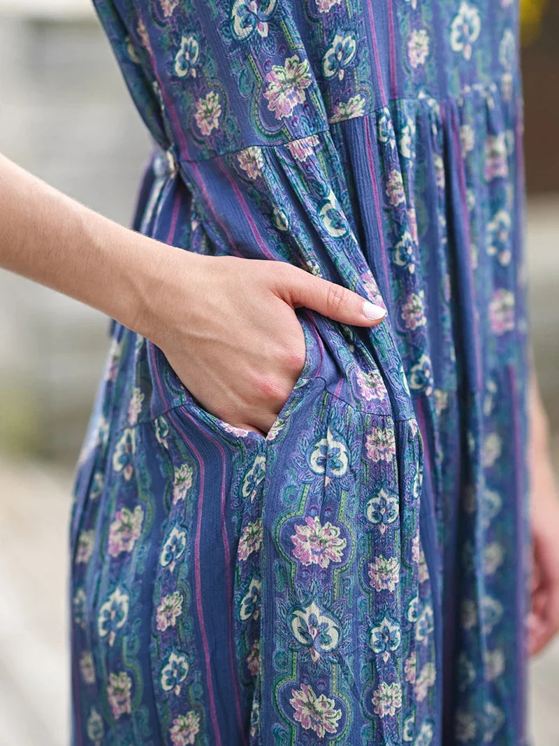 April Cornell Chianti Dress - Blue