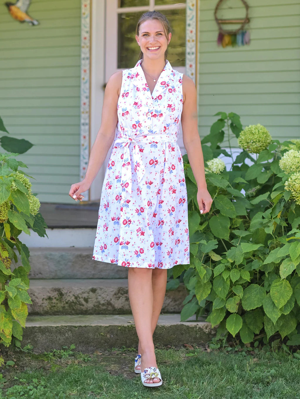 April Cornell Petra Porch Dress - White