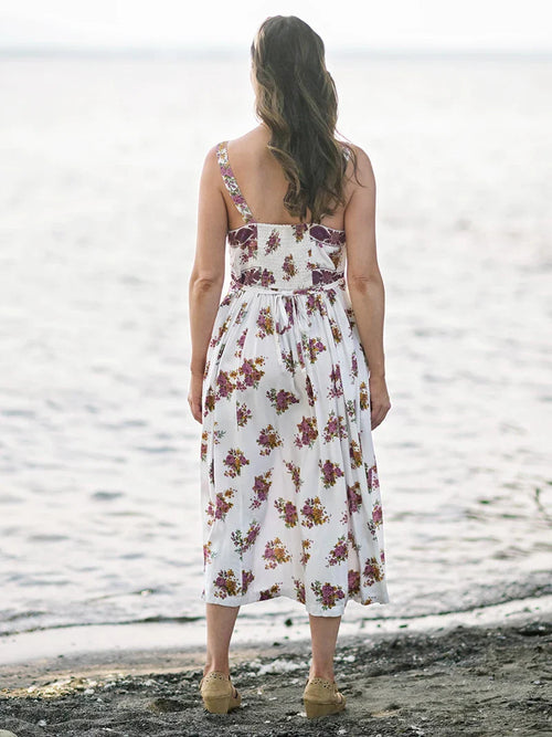 April Cornell Estella Sundress - Purple