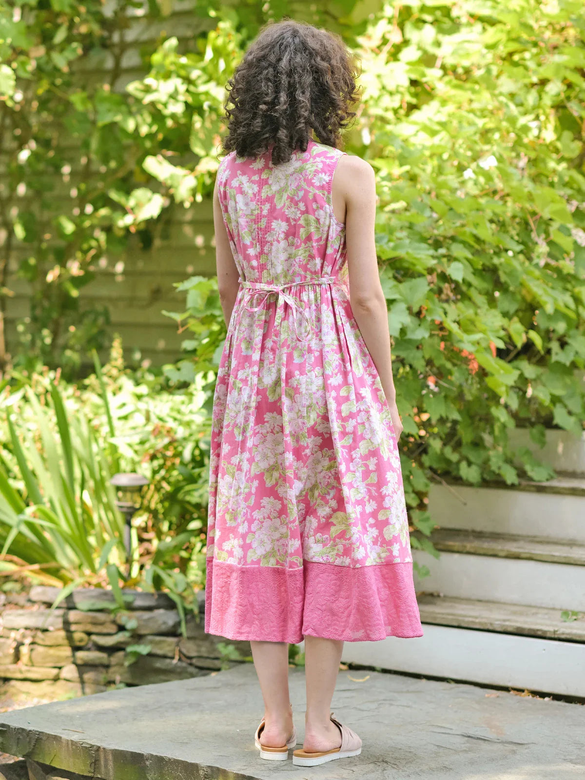 April Cornell Apple Blossom Porch Dress - Pink