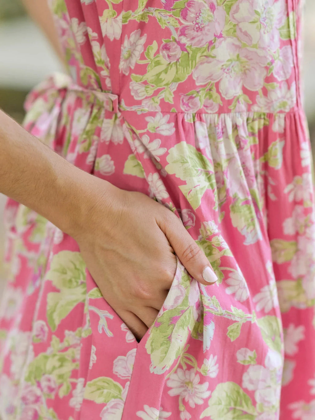 April Cornell Apple Blossom Porch Dress - Pink