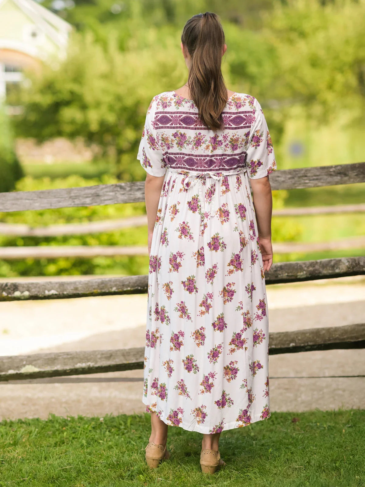 April Cornell Estella Porch Dress - Purple