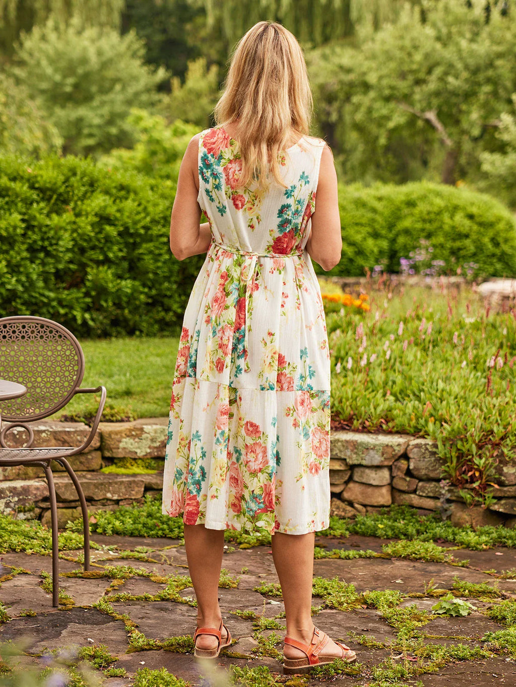 April Cornell Blushing Rose Sundress