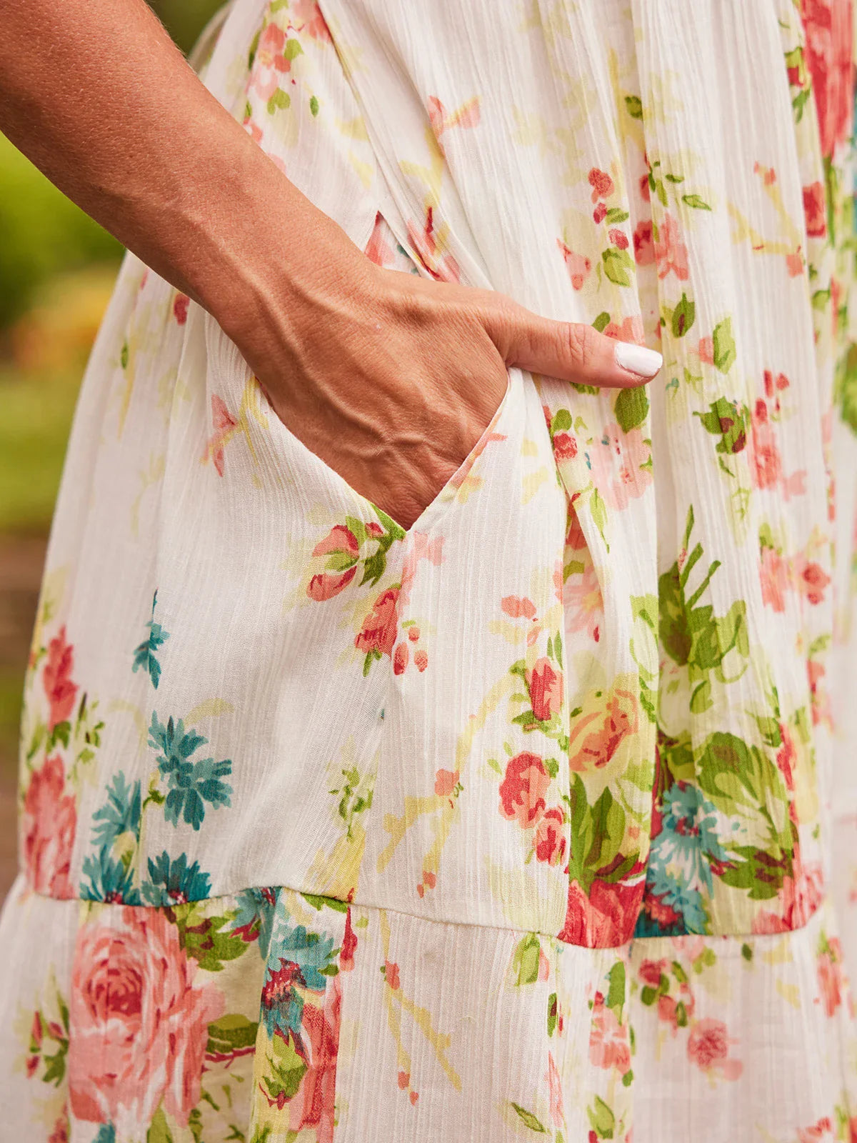 April Cornell Blushing Rose Sundress