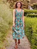 April Cornell Jacobean Smock Dress