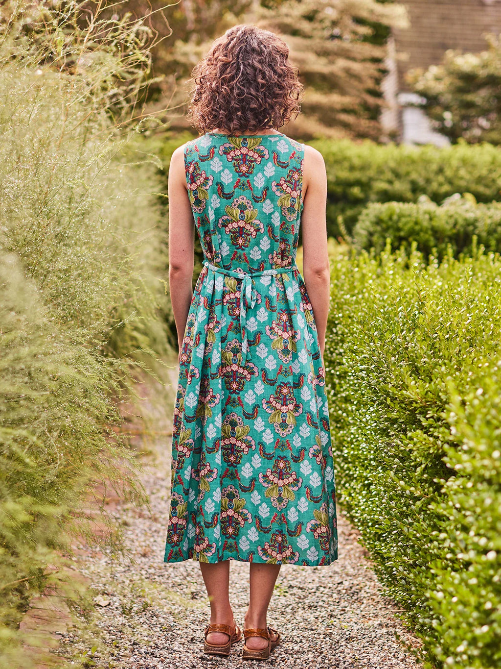April Cornell Jacobean Smock Dress