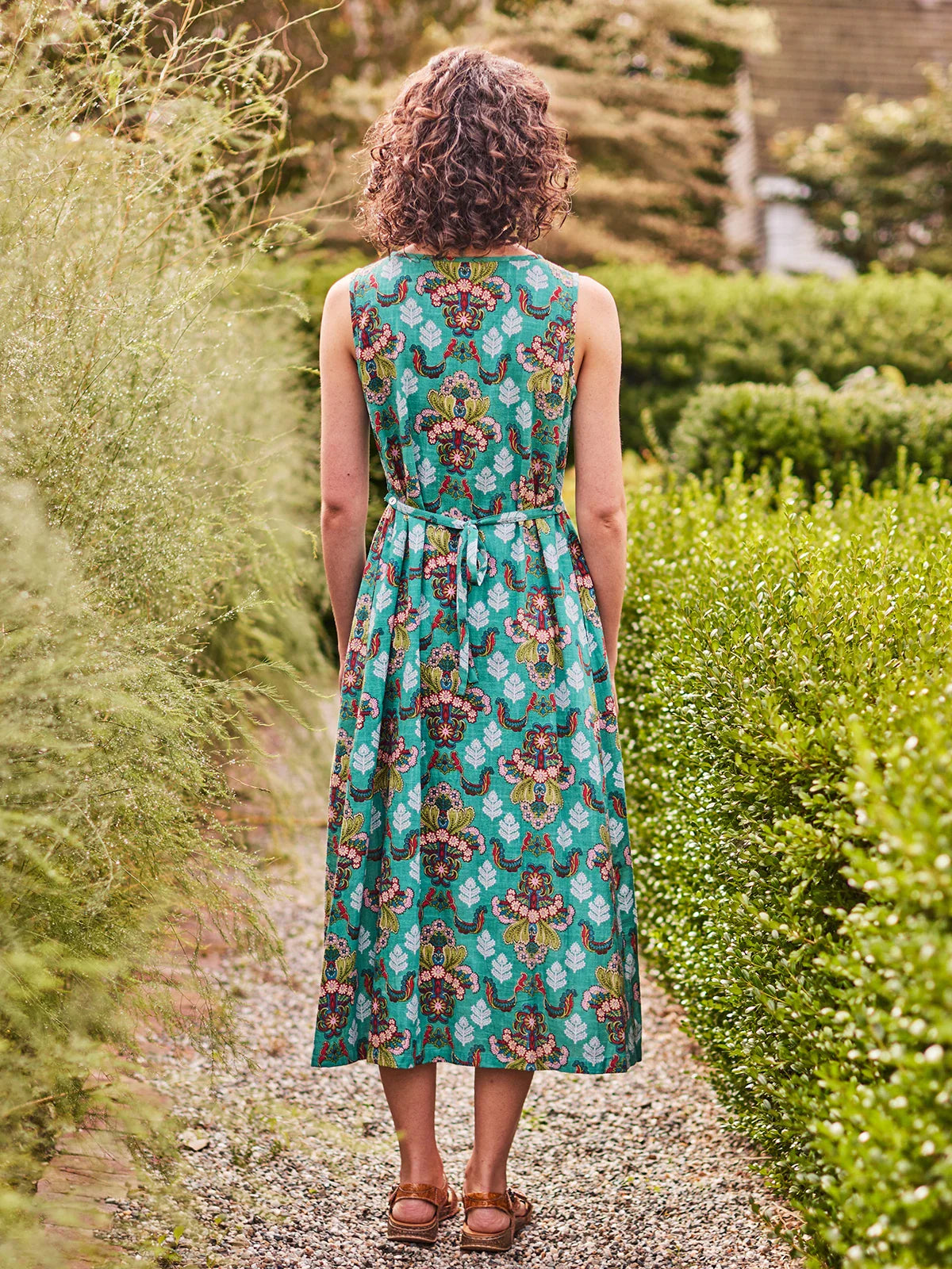 April Cornell Jacobean Smock Dress