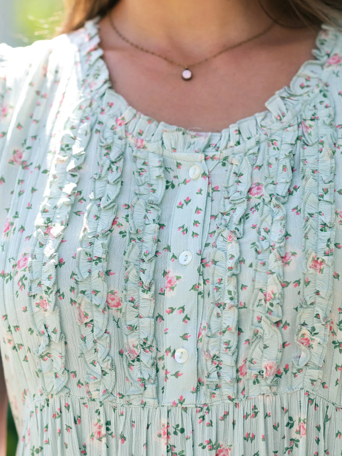 April Cornell Rosalyn Sleeveless Dress - Aqua