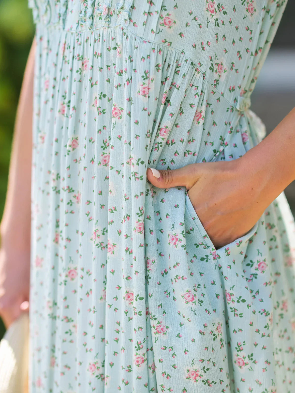 April Cornell Rosalyn Sleeveless Dress - Aqua