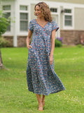 April Cornell Rise Up Hostess Dress - Indigo