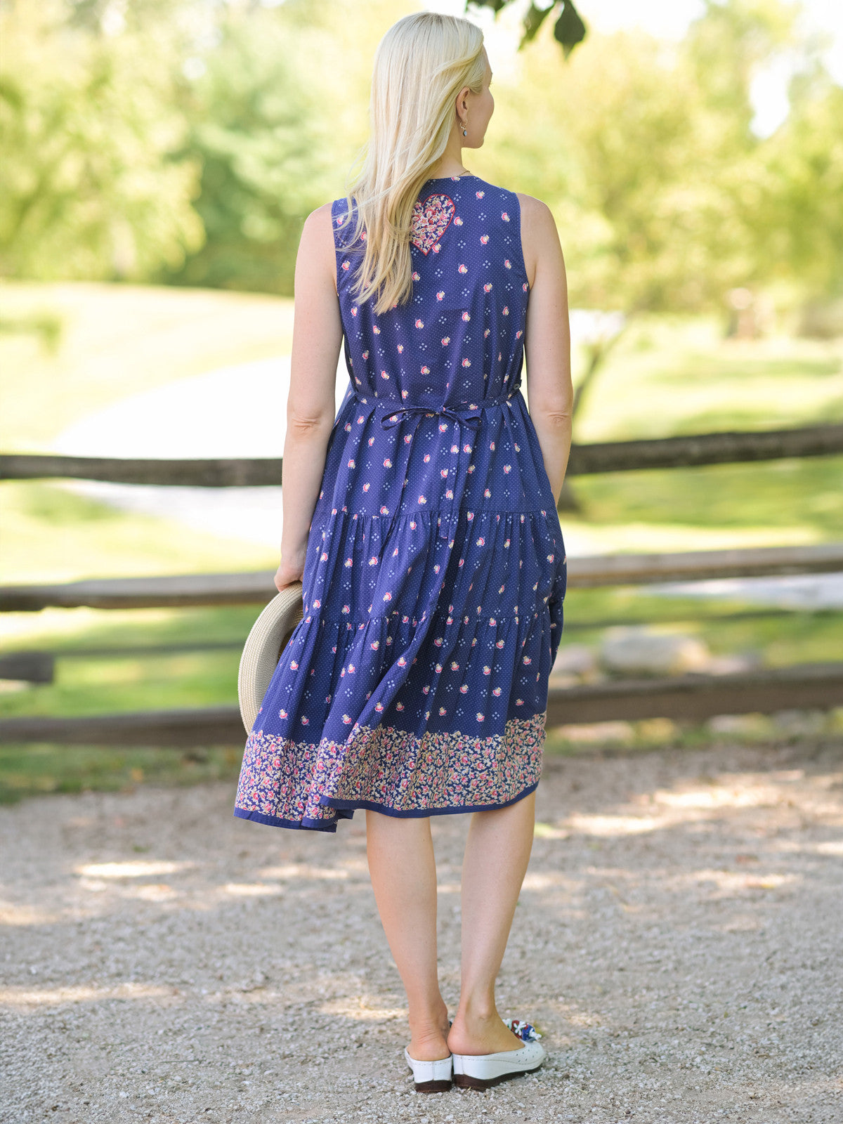 April Cornell Seascape Dress - Navy