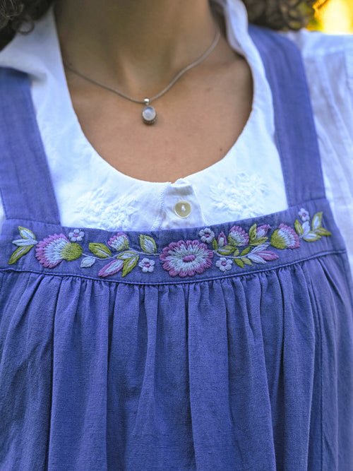 April Cornell Carmella Pinafore Dress - Periwinkle